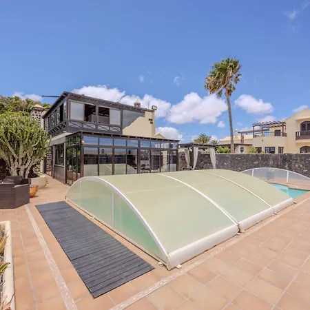 Luxury Canarian With Large Pool In Costa * 테기세